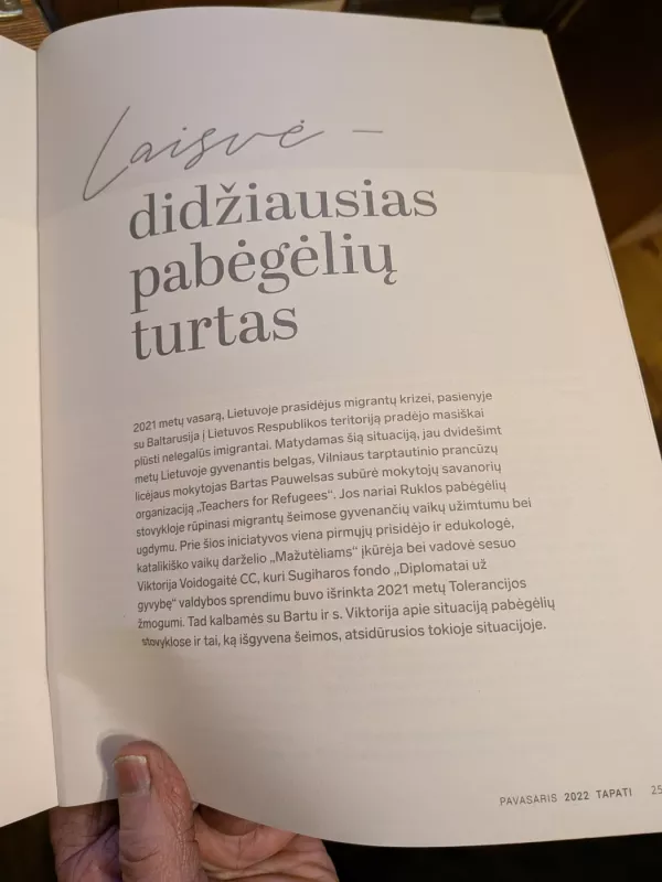 Tapati 2022 m. Nr. 1 - Autorių grupė, knyga 3