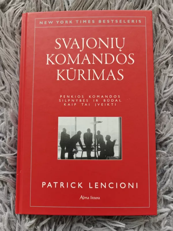 Svajonių komandos kūrimas: penkios komandos silpnybės ir būdai, kaip tai įveikti - Patrick Lencioni, knyga 2