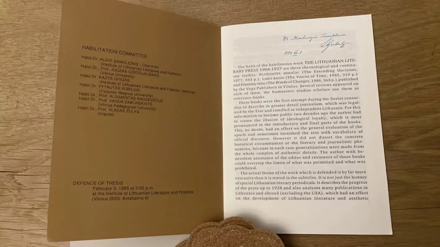 Lietuvių literatūrinė spauda 1904-1927 metais - Leonas Gudaitis, knyga 5