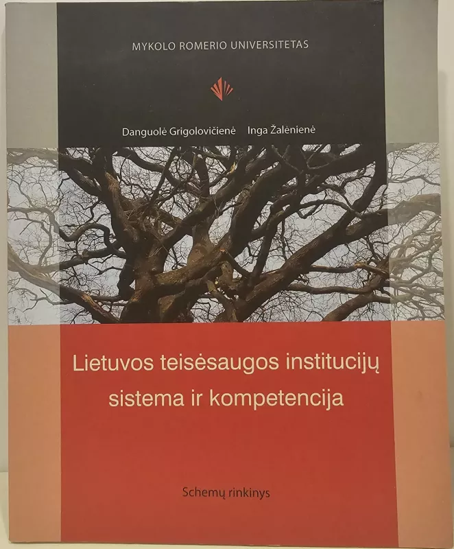 Lietuvos teisėsaugos institucijų sistema ir kompetencija: schemų rinkinys - Danguolė Grigolovičienė, Inga  Žalėnienė, knyga 2