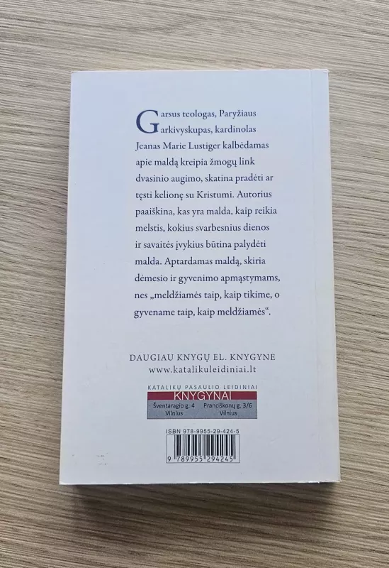 Pirmieji žingsniai į maldą - Jean-Marie Lustiger, knyga 3