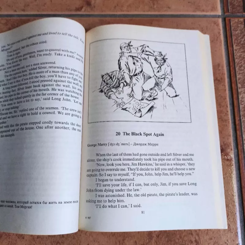 Treasure Island - Robert Louis Stevenson, knyga 5