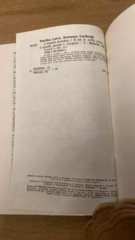 Livonijos kronikos - Henrikas Latvis, knyga 6