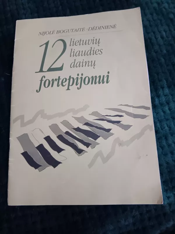 12 lietuvių liaudies dainų fortepijonui - Nijolė Bogutaitė-Dėdinienė, knyga 2
