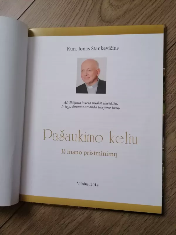 Pašaukimo keliu - Jonas Stankevičius, knyga 3