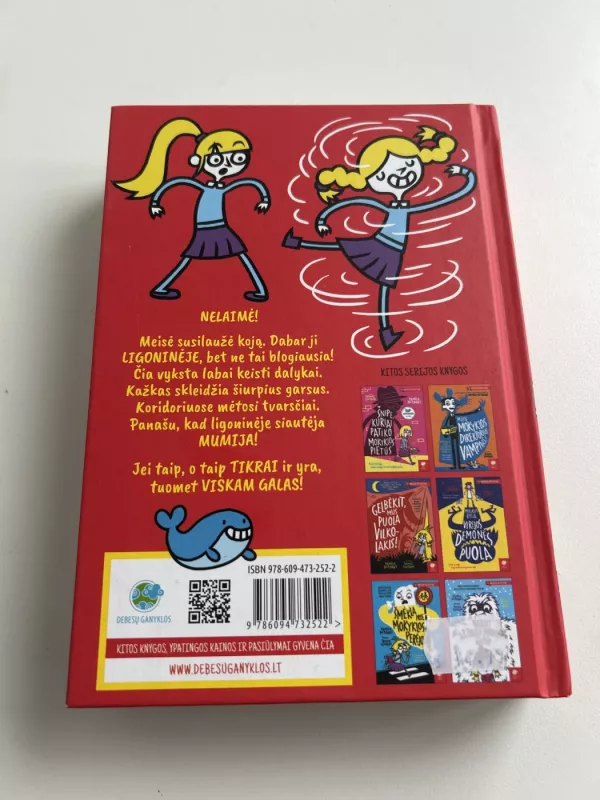 Mumijos prakeiksmas - Pamela Butchart, knyga 3