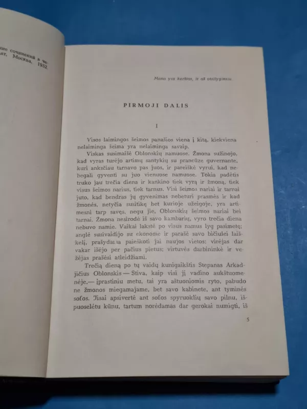 Ana Karenina (1 dalis) - Levas Tolstojus, knyga 5