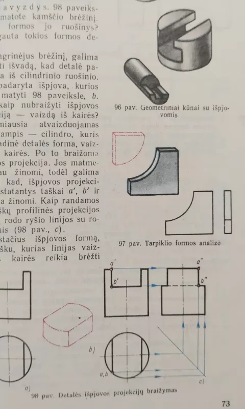 Braižyba 9 klasei - V. Vinogradovas, knyga 3