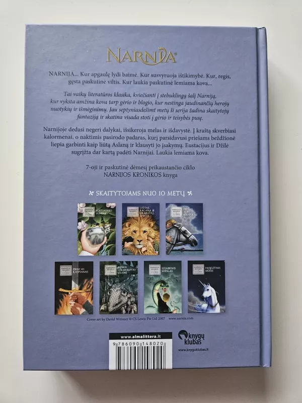 Paskutinis mūšis. Narnijos kronikos 7 - C. S. Lewis, knyga 3