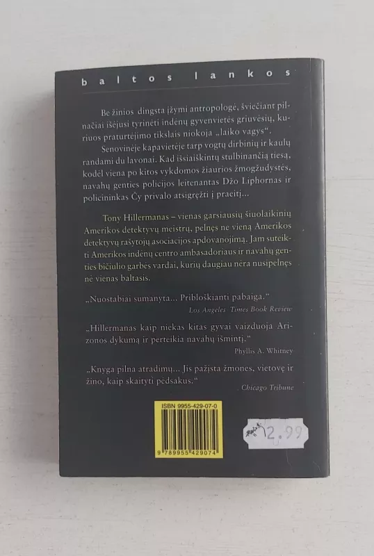 Laiko vagis - Tony Hillerman, knyga 3