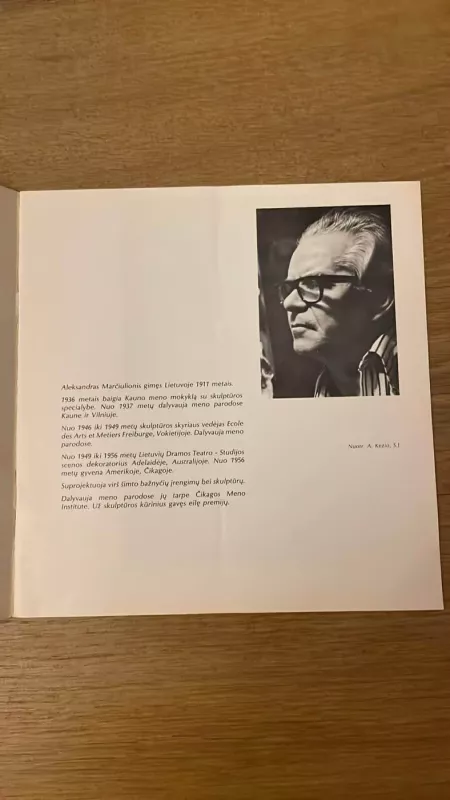 Skulptūros paroda - Aleksandras Marčiulionis, knyga 3