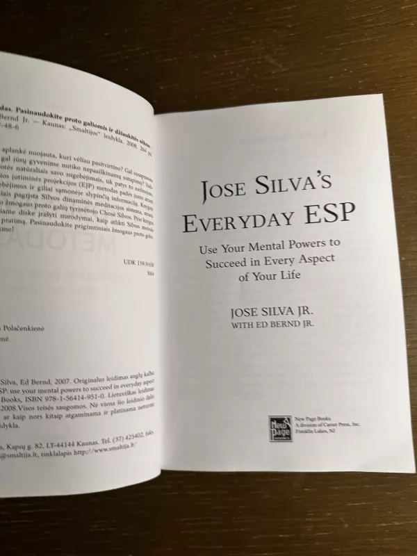 Chosė Silvos metodas. - Silva Jr Jose, knyga 6