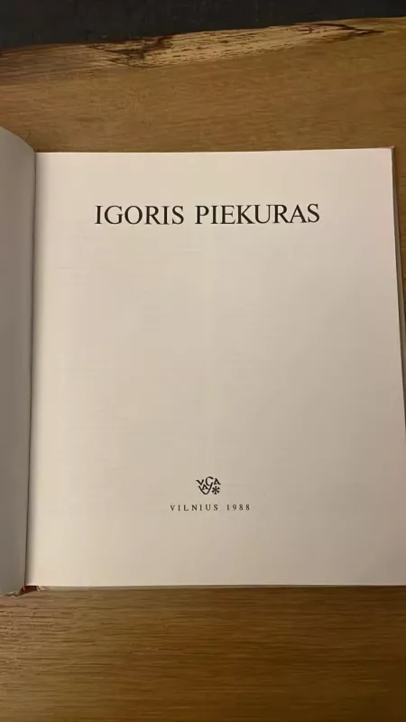 Igoris Piekuras - Autorių Kolektyvas, knyga 3