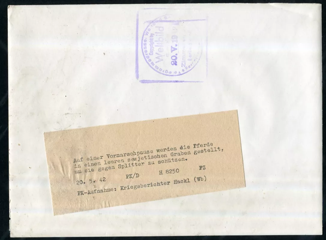 Originali Antrojo pasaulinio karo vokiečių Press Photo nuotrauka 1942-05-20 - , namai ir interjeras 3