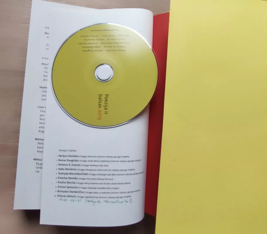 Poezijos pavasaris 2013 (su CD) - pavasaris Poezijos, knyga 2