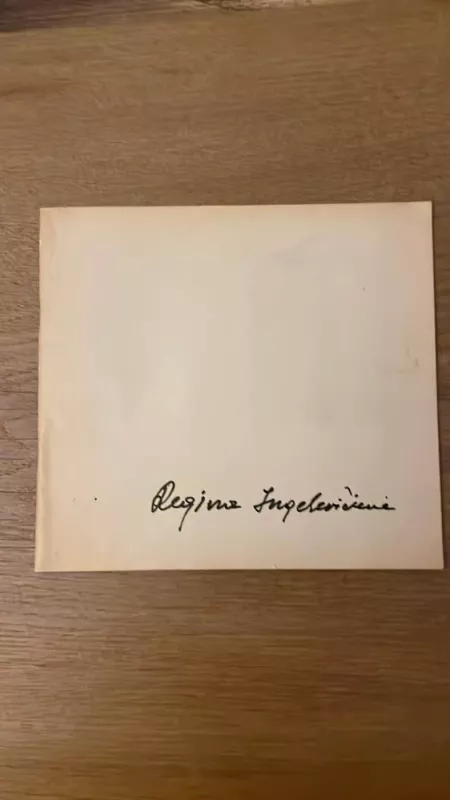 Regina Ingelevičienė - Regina Ingelevičienė, knyga 3