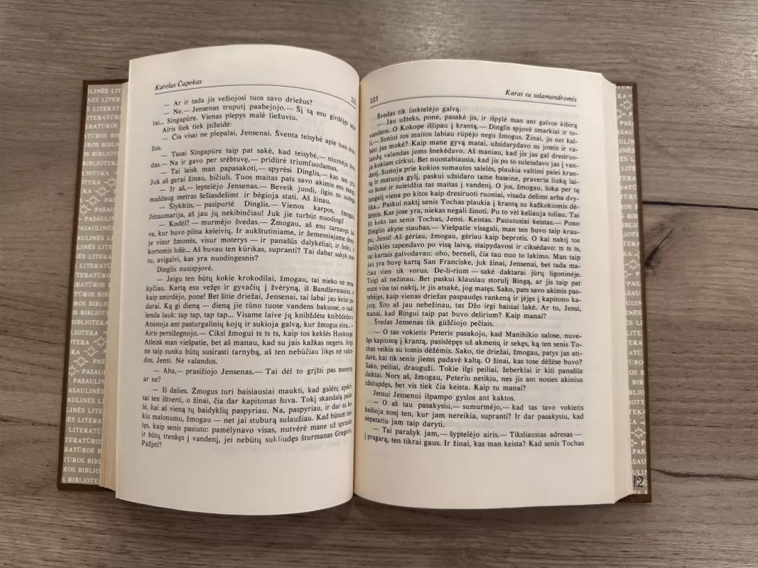 Novelės. Karas su salamandromis - Ž. Moricas, K. Čapekas, knyga 5