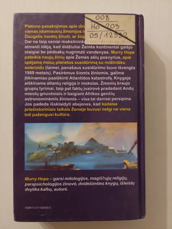 Atlantida: mitas ar realybė? - Murry Hope, knyga 4