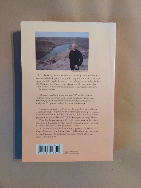 Zahiras - Paulo Coelho, knyga 3