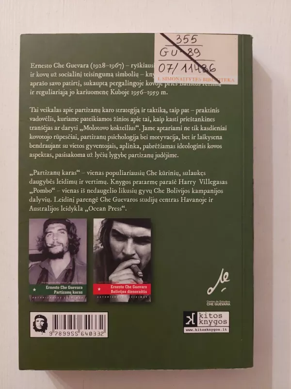 Partizanų karas - Ernesto Che Guevara, knyga 4