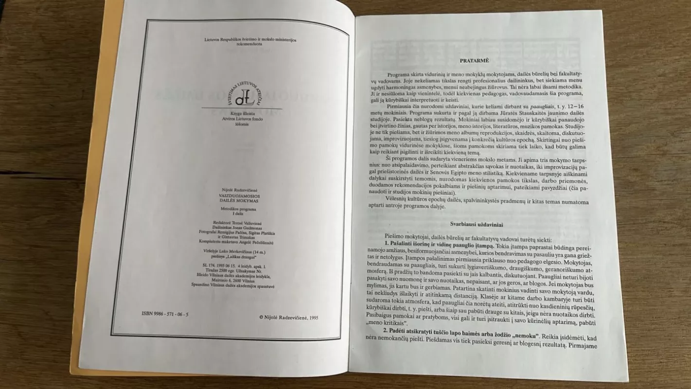 Vaizduojamosios dailės mokymas (I dalis) - Nijolė Radzevičienė, knyga 4