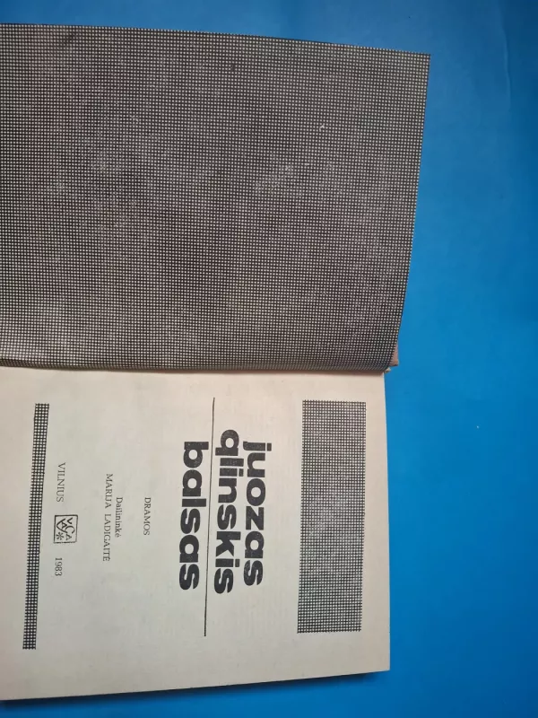 Balsas (Grasos namai ir kt.) - Juozas Glinskis, knyga 4