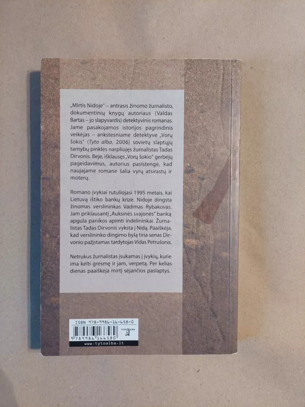 Mirtis Nidoje - Valdas Bartas, knyga 3