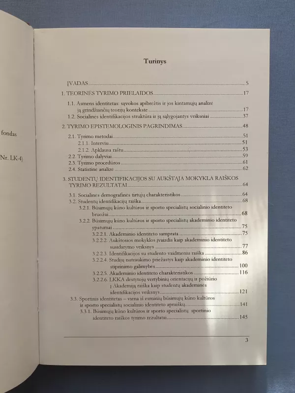 Būsimųjų kūno kultūros ir sporto specialistų identifikacijos: akademinė, sportinė ir profesinė - Laimutė Kardelienė, Kęstutis Kardelis, Diana Karanauskienė, Saulius Šukys, knyga 3
