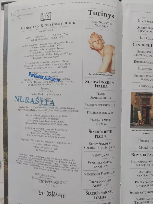 Italija. DK kelionių vadovai - Autorių Kolektyvas, knyga 3