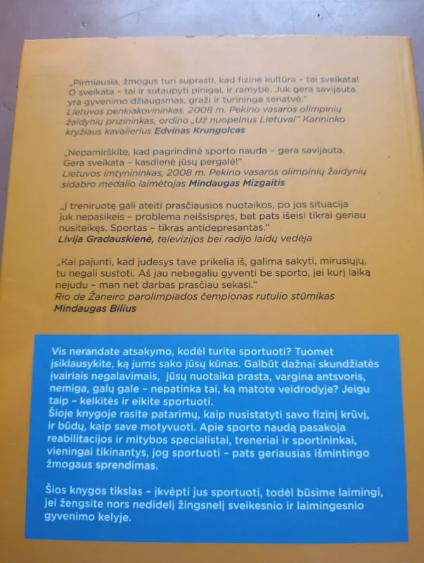 Nuo sporto nepabėgsi: kaip rasti valios ir laiko sportuoti? - N. Kalasauskaitė, V.  Bartuškaitė, knyga 4