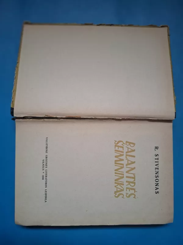 Balantrės šeimininkas - R. L. Stivensonas, knyga 5