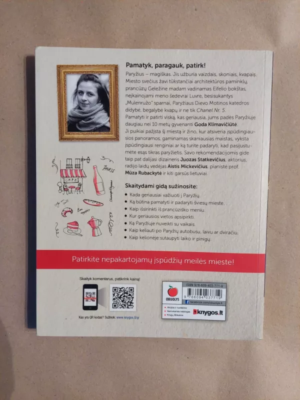 SAVAS PARYŽIUS - Goda Klimavičiūtė, knyga 3