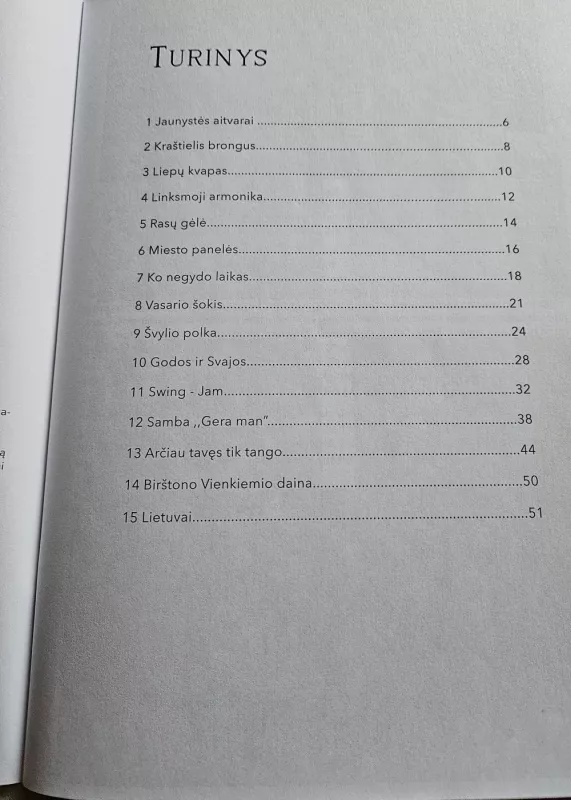 Dainos ir instrumentiniai kūriniai ,,Jaunystės aitvarai" - Algimantas Jazbutis, knyga 5