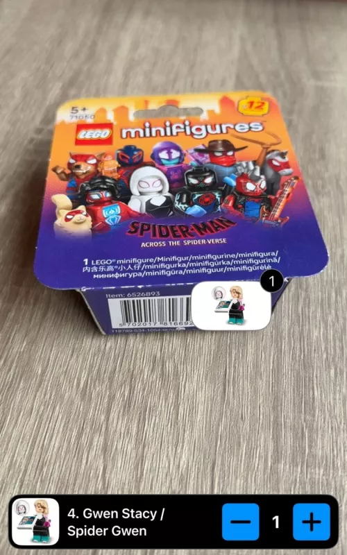 Lego Minifigures Spider-Man Gwen Stacy 71050 - , stalo žaidimas 4