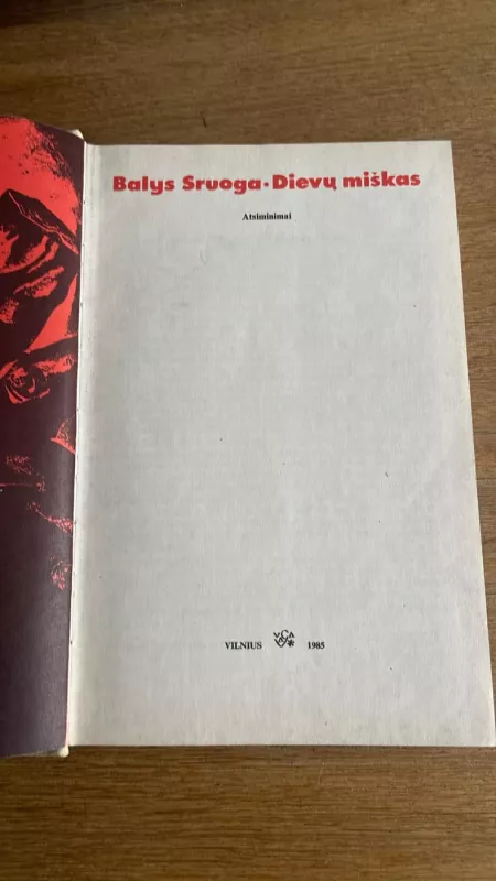 Dievų miškas - Balys Sruoga, knyga 3