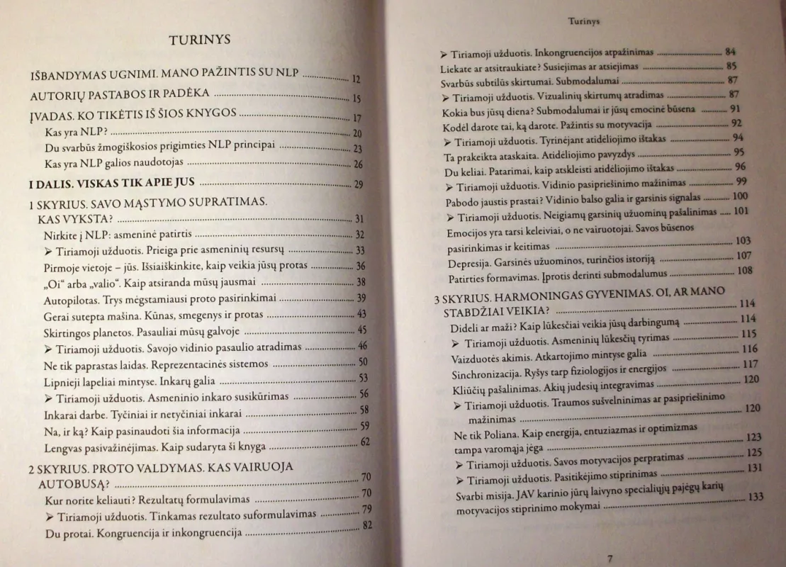 Susikurkite save tobulesnį: NLP vadovas. Neurolingvistinis programavimas - Tom Hoobyar, Tom Dotz, Susan Sanders, knyga 4