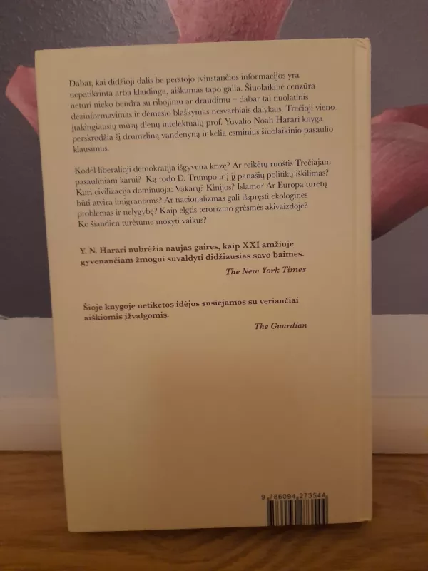21 PAMOKA XXI AMŽIUI - Yuval Noah Harari, knyga 3