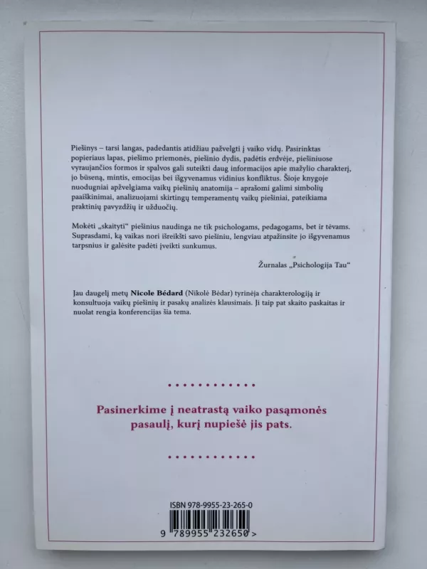 Vaikų piešiniai . Kaip juos suprasti? - Nicole Bedard, knyga 3