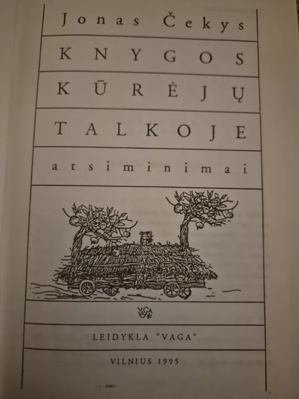 Knygos kūrėjų talkoje - Jonas Čekys, knyga 3