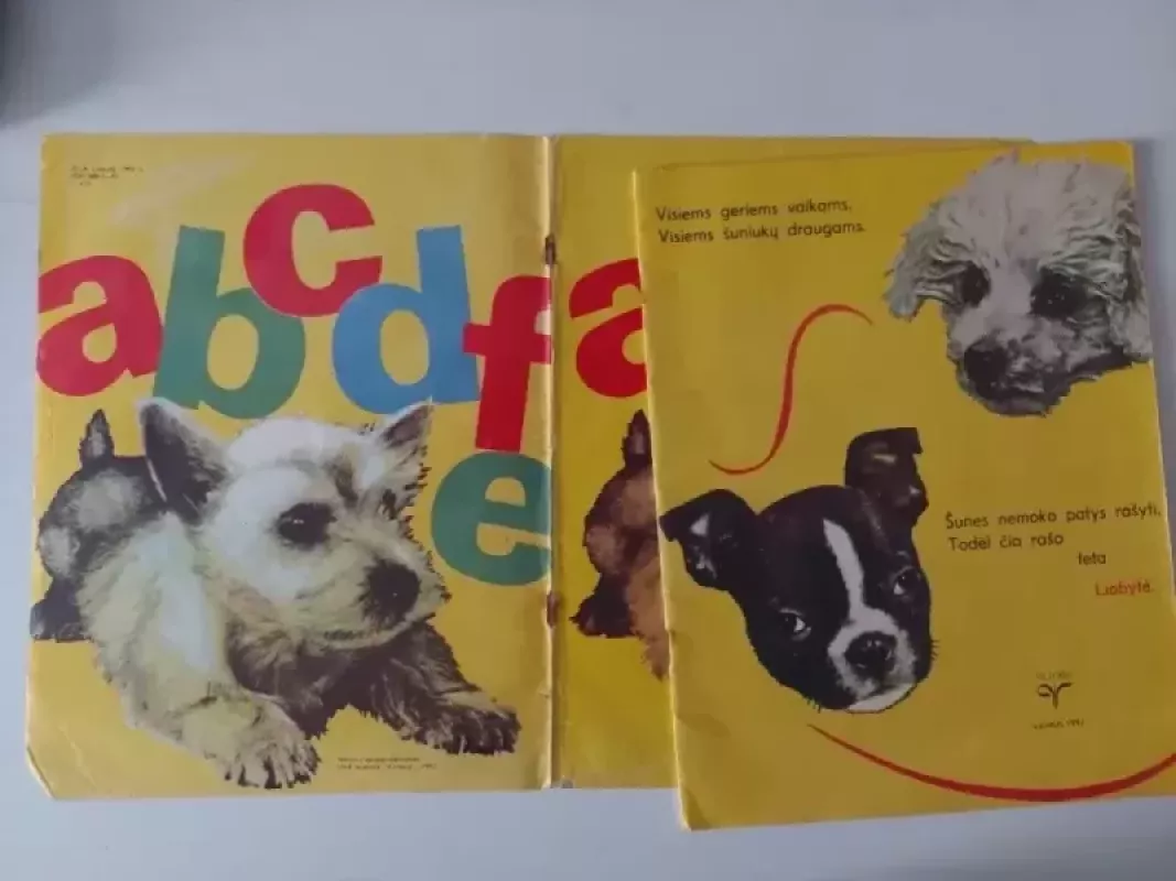 ABC Šuniukų abėcėlė - Aldona Liobytė, knyga 3