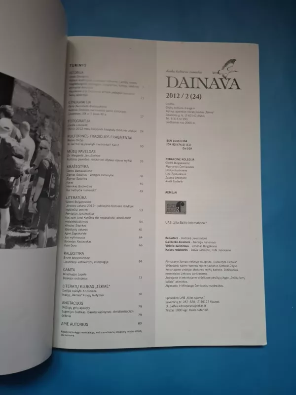 Dzūkų kultūros žurnalas "Daivava", 2012 m. Nr. 2 - Įvairūs , knyga 3