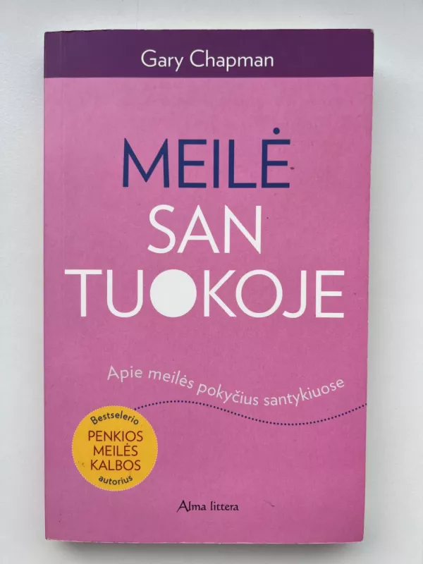 Meilė santuokoje. Apie meilės pokyčius santykiuose - Gary Chapman, knyga 2