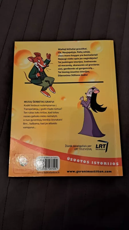 Musių šerbetas grafui - Džeronimas Stiltonas, knyga 3