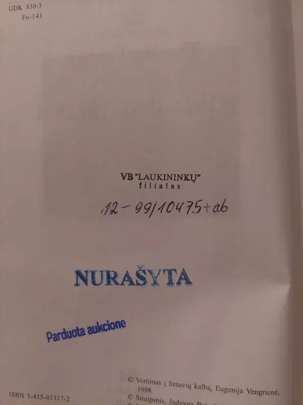 Efė Bryst. Ponia Jėnė Treibel - Theodor Fontane, knyga 3