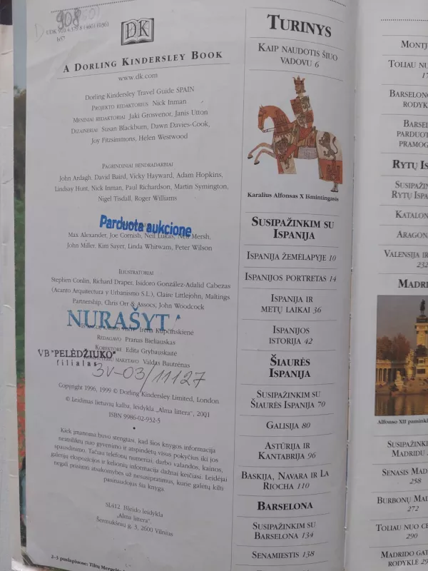 Ispanija. DK kelionių vadovai - Autorių Kolektyvas, knyga 3