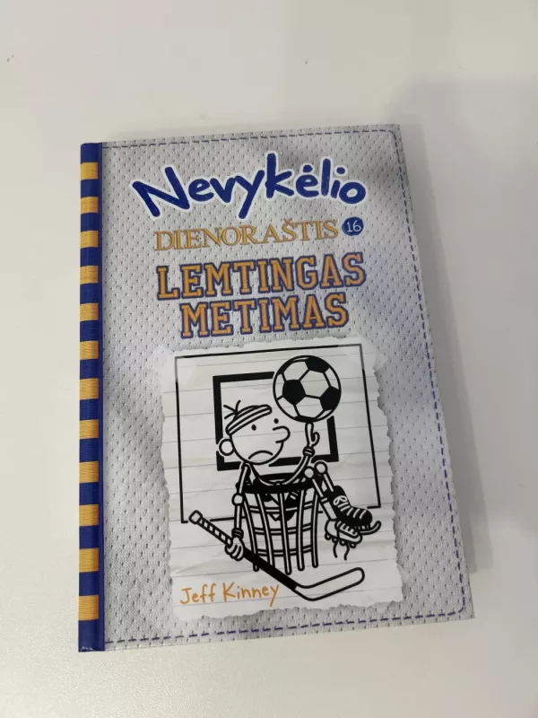 NEVYKĖLIO DIENORAŠTIS 16. LEMTINGAS METIMAS - Jeff Kinney, knyga 2