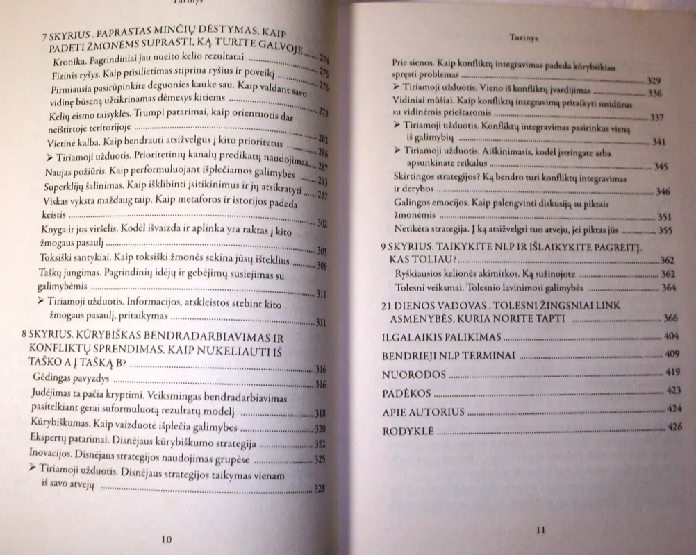 Susikurkite save tobulesnį: NLP vadovas. Neurolingvistinis programavimas - Tom Hoobyar, Tom Dotz, Susan Sanders, knyga 6