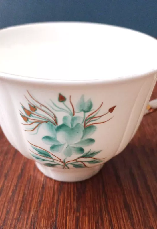 Puodelis (150ml) su lėkštute ir desertine lėkštute, Jiesia - , namai ir interjeras 5