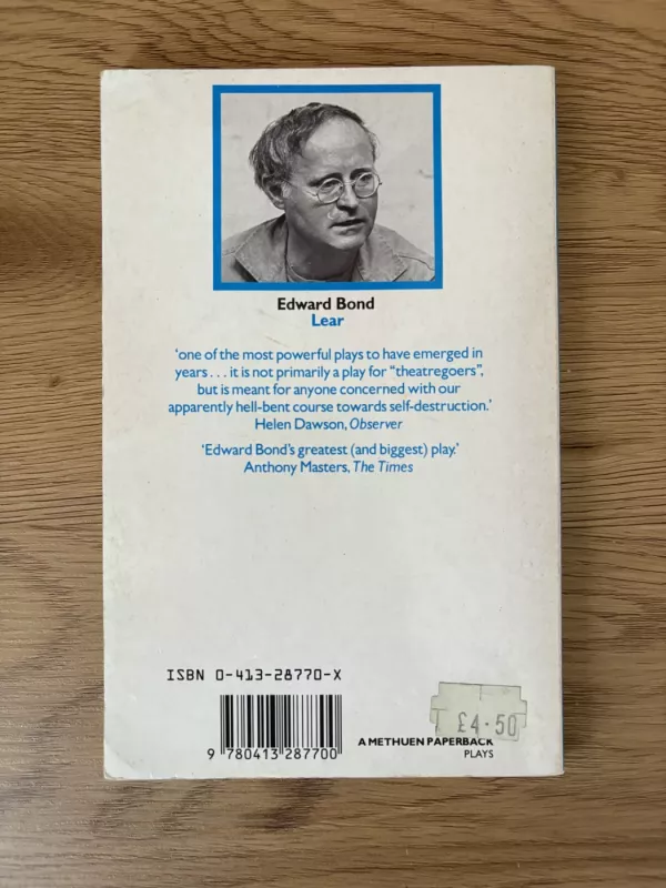 Lear - Edward Bond, knyga 4