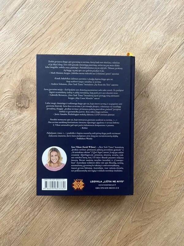 Įveiktas nerimas: pirmiausia pabaisą paverskime gražuole - Sarah Wilson, knyga 3